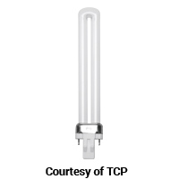 TCP 13W TWIN TUBE PL LMP 2PIN 50K