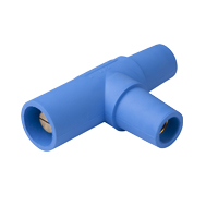 MARINCO POWER PRODUCTS CL/CLS/CLM TAPPING T ADAPTER (M-F-F) - BLUE (D)