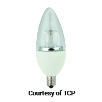 TCP LED 4W CANDALBRA BLUNT TIP 27K