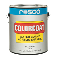 ROSCO #5635 COLORCOAT PAINT BLACK/FLAT 1G